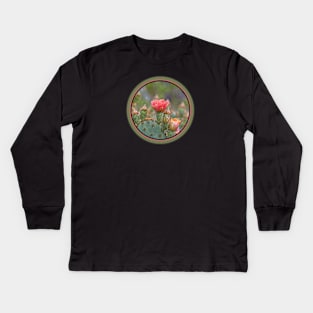 Prickly Pear Bloom Kids Long Sleeve T-Shirt